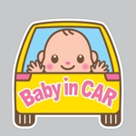 coron820さんの車に貼る「Baby in CAR」又は「Kids in CAR」のオリジナルステッカーへの提案