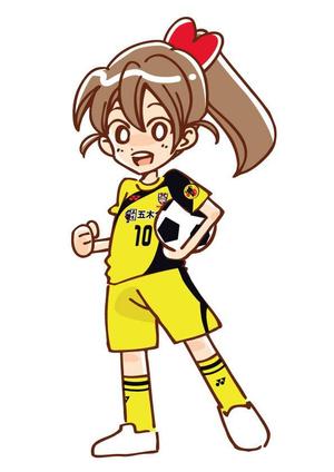 akiko02さんのサッカー女子（女の子）のイラストへの提案