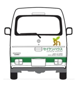 tanakaichiさんの軽自動車（箱バン）への会社ロゴデザインへの提案