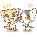 深深 (shin2-r)さんの２匹の可愛い子猫のLINEスタンプデザイン  (さらに "+５万円" にて直接指名依頼あり!!)への提案