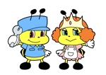 Piko (byebyekiiiiiiiin)さんのミツバチのキャラクターデザイン男の子女の子への提案