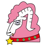 ponpin (ponpin)さんのロックテイストのある羊のイラスト（キャラクター）顔（頭）部分アップ希望への提案