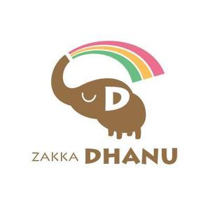 kids (kids)さんの雑貨店「Dhanu」(虹)のロゴ募集への提案