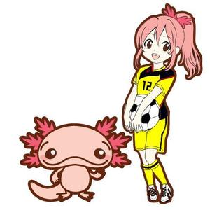 平之祥 (hirano66)さんのサッカー女子（女の子）のイラストへの提案