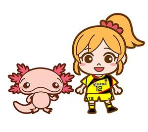 sai (sai110)さんのサッカー女子（女の子）のイラストへの提案