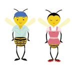 m_ogye (ogye)さんのミツバチのキャラクターデザイン男の子女の子への提案