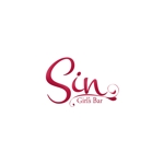 designBear (kuma-chan)さんのガールズバー「Girl's Bar Sin」のロゴへの提案
