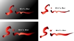 arc design (kanmai)さんのガールズバー「Girl's Bar Sin」のロゴへの提案