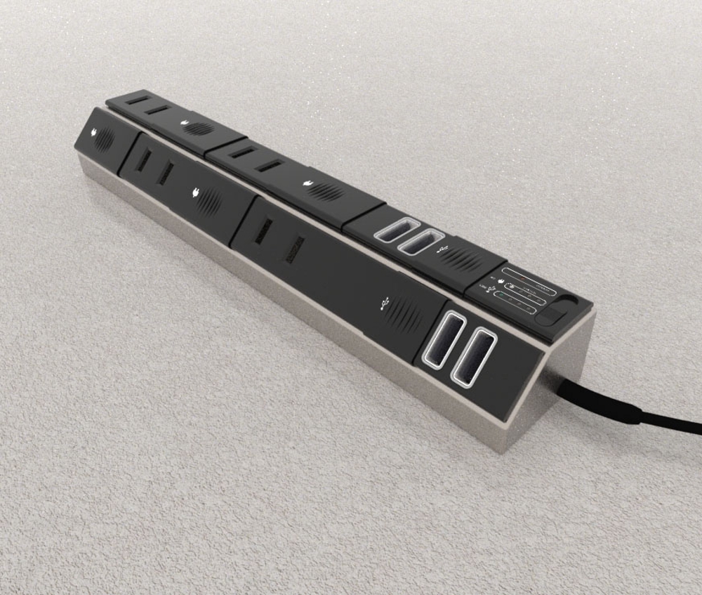 arnoldさんの事例・実績・提案 - AC・USBタップのデザイン依頼。3D 