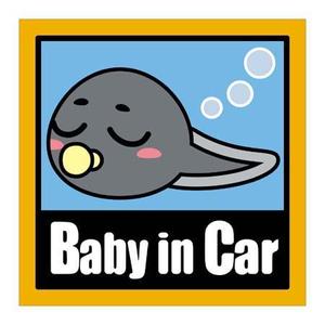 w_a_moon ()さんの車に貼る「Baby in CAR」又は「Kids in CAR」のオリジナルステッカーへの提案