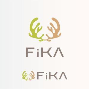 mogurintai7 (mogurintai7)さんの新会社「fika」（スウェーデン語で「おやつにする、コーヒーを飲むための休憩を取る」という意味）のロゴへの提案