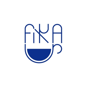 さんの新会社「fika」（スウェーデン語で「おやつにする、コーヒーを飲むための休憩を取る」という意味）のロゴへの提案