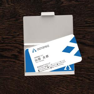 ging_155 (ging_155)さんの株式会社アクロリア（acrorea, Inc. ）の名刺デザインへの提案
