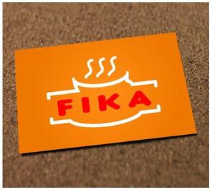 gearさんの新会社「fika」（スウェーデン語で「おやつにする、コーヒーを飲むための休憩を取る」という意味）のロゴへの提案