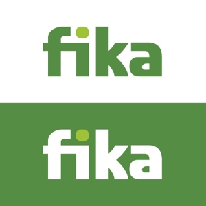 Q (qtoon)さんの新会社「fika」（スウェーデン語で「おやつにする、コーヒーを飲むための休憩を取る」という意味）のロゴへの提案