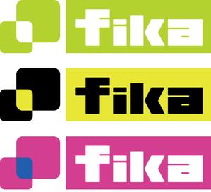 danknowさんの新会社「fika」（スウェーデン語で「おやつにする、コーヒーを飲むための休憩を取る」という意味）のロゴへの提案