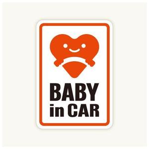 hal523さんの車に貼る「Baby in CAR」又は「Kids in CAR」のオリジナルステッカーへの提案