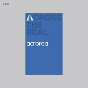 pd (pavementdesign)さんの株式会社アクロリア（acrorea, Inc. ）の名刺デザインへの提案