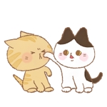 Piko (byebyekiiiiiiiin)さんの２匹の可愛い子猫のLINEスタンプデザイン  (さらに "+５万円" にて直接指名依頼あり!!)への提案
