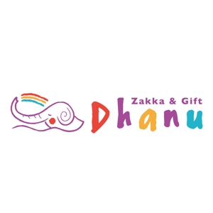tera0107 (tera0107)さんの雑貨店「Dhanu」(虹)のロゴ募集への提案