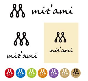 sige (sige)さんのエコたわしショップ「miz'ami」のロゴへの提案