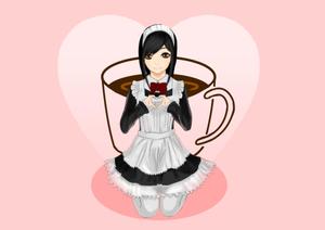 odeko ()さんのメイド系店舗のオリジナルイラストへの提案