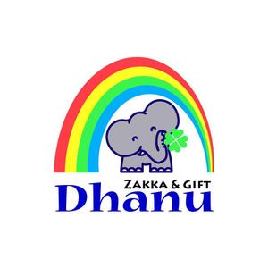 MacMagicianさんの雑貨店「Dhanu」(虹)のロゴ募集への提案