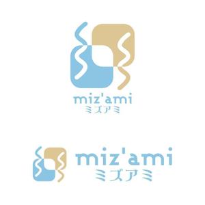 Yolozu (Yolozu)さんのエコたわしショップ「miz'ami」のロゴへの提案