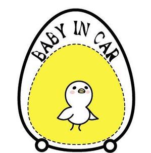 yuicoi68さんの車に貼る「Baby in CAR」又は「Kids in CAR」のオリジナルステッカーへの提案