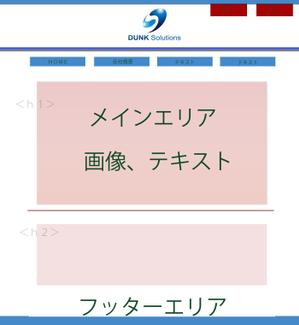 ipbfpさんのIT企業「株式会社DUNKソリューションズ」の会社ホームページ 新規作成への提案