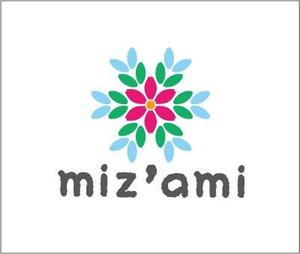 ni_na07さんのエコたわしショップ「miz'ami」のロゴへの提案