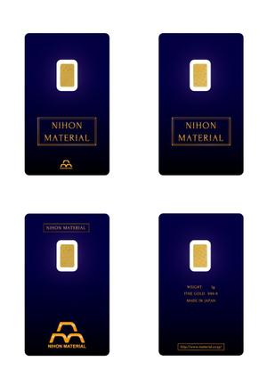 kmpr Design Lab (kmpr_inc)さんの金製品の商品パッケージ。台紙デザインへの提案