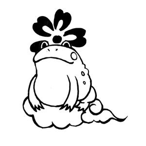 tamanet3さんの3本脚・3本指カエルのキャラクターデザインへの提案