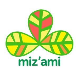 kikumeさんのエコたわしショップ「miz'ami」のロゴへの提案