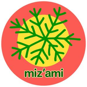 kikumeさんのエコたわしショップ「miz'ami」のロゴへの提案