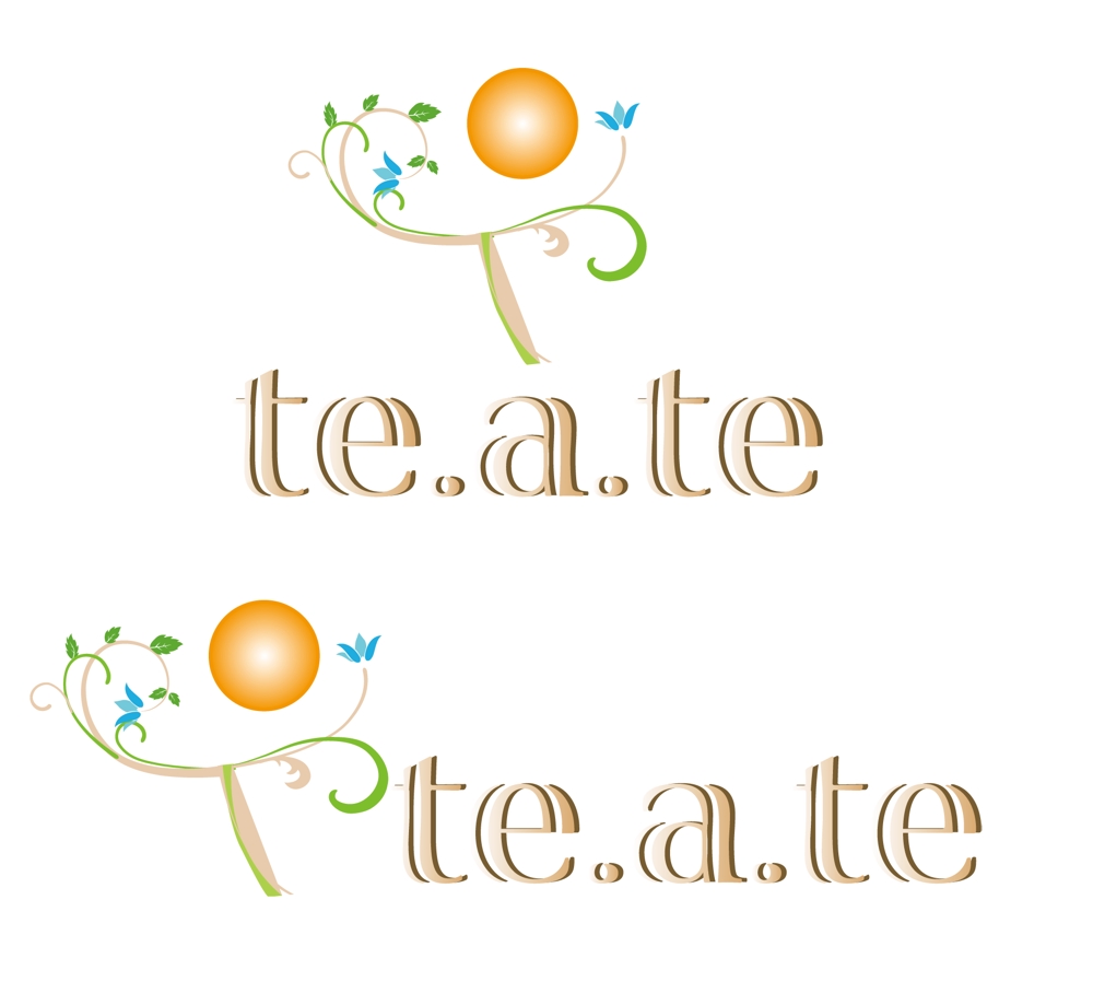 新規Open整骨院「teate」のロゴ作成