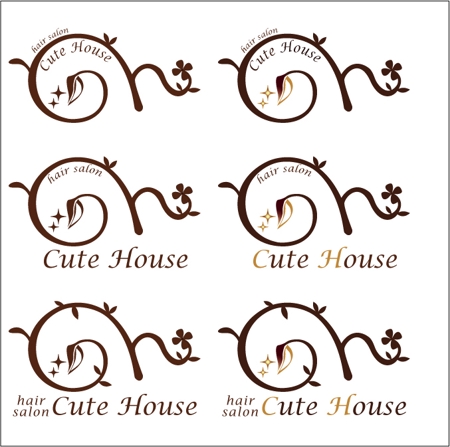 Kotoriデザイン (chicca)さんの美容室のロゴ制作への提案