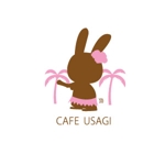 日本一店長 (sheep70)さんのハワイアンな CAFE USAGI のロゴへの提案