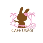 日本一店長 (sheep70)さんのハワイアンな CAFE USAGI のロゴへの提案