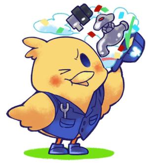 もぐさ丸。 ()さんのひよこのキャラクターデザインへの提案