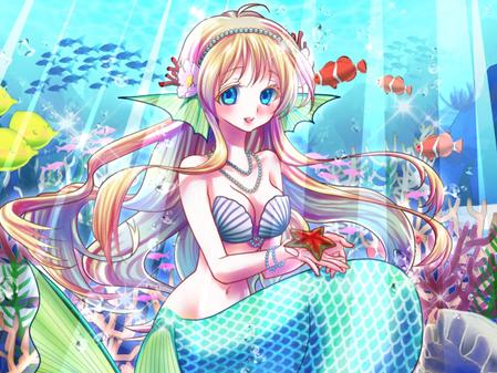 可愛くセクシーな人魚姫のイラストの仕事 依頼 料金 イラスト制作の仕事 クラウドソーシング ランサーズ Id