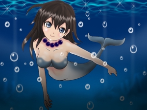タク ()さんの可愛くセクシーな人魚姫のイラストへの提案