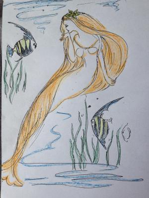 anahさんの可愛くセクシーな人魚姫のイラストへの提案