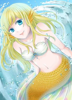 enarinaさんの可愛くセクシーな人魚姫のイラストへの提案