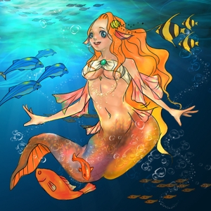 asuka (asuka0906)さんの可愛くセクシーな人魚姫のイラストへの提案