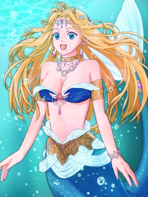 tenkawa (19mo)さんの可愛くセクシーな人魚姫のイラストへの提案