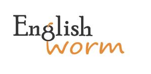ACEdesign (info_bloom)さんの英語情報サイト「EnglishWorm.com」のロゴへの提案