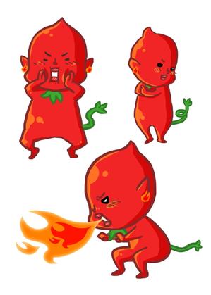 つめこ (nagom9)さんのあなたのキャラクターが“日清のとんがらし麺”に採用されるかも！？への提案