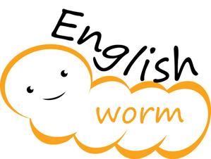 ACEdesign (info_bloom)さんの英語情報サイト「EnglishWorm.com」のロゴへの提案