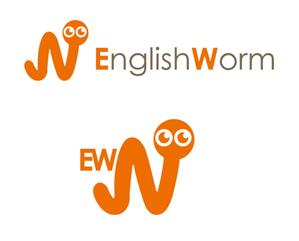 FISHERMAN (FISHERMAN)さんの英語情報サイト「EnglishWorm.com」のロゴへの提案
